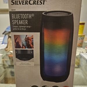 Bluetooth Speaker - Black with Rainbow LED